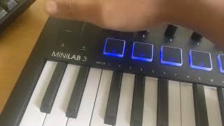 How to setup Arturia Minilab 3 with Ableton Live 11  Control the DAW [upl. by Matthaus]