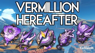 Farm Vermillion Hereafter Artifacts Genshin Impact [upl. by Reizarf]