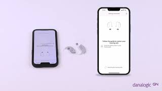 How to connect danalogic Ambio hearing aids to the BeMore app on iOS devices [upl. by Eldoree]