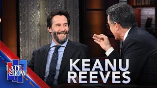 quotI Got Colbertdquot  How Stephen Colbert Helped Manifest A quotConstantinequot Sequel For Keanu Reeves [upl. by Eirrek]