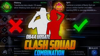 NEW CLASH SQUAD SKILL COMBINATION  BEST RUSHER COMBINATION in free fire [upl. by Kelly]