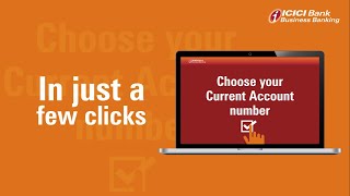 How to open Current Account online  ICICI Bank [upl. by Mallory]