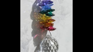 How to Make a Chakra Crystal Suncatcher  Crystal Tutorials [upl. by Annadiana618]