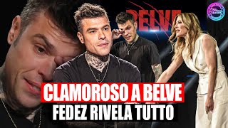 Fedez intervista a Belve “Ho tentato il suicidio La crisi con Chiara Ha influito il pandoro” [upl. by Aiem349]