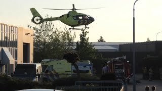 MMT ingezet voor een explosie in bedrijfspand Tholen Ambulance met spoed naar het ziekenhuis [upl. by Norvil]