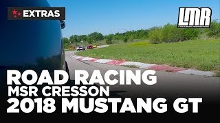 2018 Mustang GT w 10R80 Road Racing at MSR Cresson 31 [upl. by Llenahc]