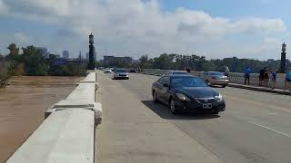 Congaree River at Gervais Bridge Columbia SC September 30 2024 [upl. by Ayalahs]