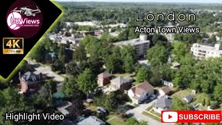 Acton Town Views trailer travel drone video [upl. by Benita]