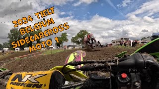 2024 Tielt Belgium Sidecarcross moto 1 [upl. by Ynattyrb]