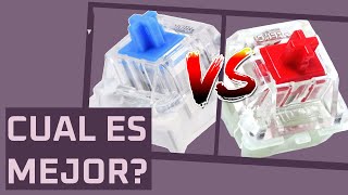 Diferencias Entre Switches Red y Blue ¿Cuál Elegir [upl. by Yrrat]