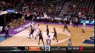 VCU vs Oregon St Gary Payton threepointer [upl. by Hefter]