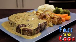 How to Cook Creamy Pepper Sauce for a Scotch Fillet Steak Sauce au Poivre [upl. by Merrell]