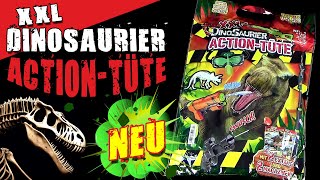 XXL Dinosaurier Action Tüte 124 mit 2 Extras  2 Magazine  Glow in the Dark Dino  was ist drin [upl. by Layor608]