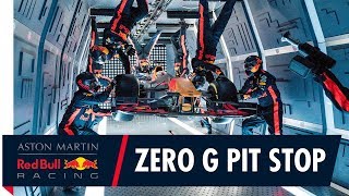 Taking an F1 Pit Stop to a whole new level  Aston Martin Red Bull Racings Zero Gravity Pit Stop [upl. by Anastase346]