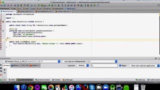 Android Basics  How to use findViewById method [upl. by Pubilis681]