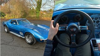 1969 Chevrolet Corvette C3 Stingray 350 V8 L46 Manual  POV Test Drive amp Walkaround  V8 Sound [upl. by Erdreid]