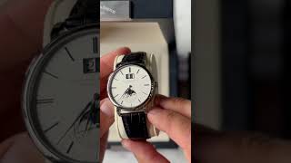 A LANGE amp SÖHNE Saxonia Moon Phase 384026 White Gold shorts [upl. by Lumbye]