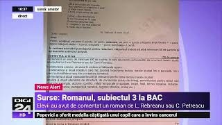 Ce subiecte au primit candidații la proba de Limba română de la BAC 2023 [upl. by Ednyl]