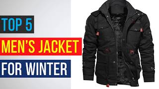 Top 5 Mens Jacket  Winter Jacket for Men [upl. by Hanoj795]