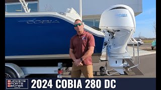 2024 Cobia 280 DC Boat Walkthrough with Jimi [upl. by Yllet637]