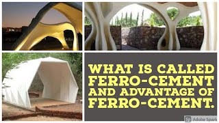 Ferrocement Advantage of ferrocement Ferrocement Design mix [upl. by Eynenihc]