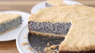 German Poppy Seed Cake Recipe  Mohnkuchen [upl. by Nylirehc]