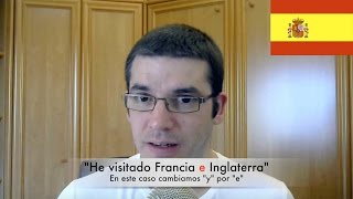 Spanish copulative conjunction Y  Learn Spanish [upl. by Abil]