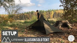 Liteway Illusion Solo Tent Set Up Guide [upl. by Sllew]