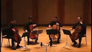 Boston Cello Quartet plays Albinoni Adagio [upl. by Norreht]