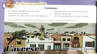 Laverse mesapprentissagesenfrançais poésie page154 unité5 leauetlavie maroua talha [upl. by Einra]