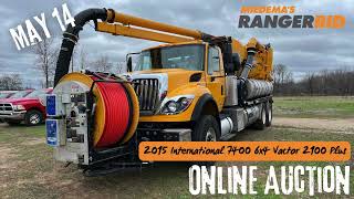 2015 International 74006x4 Vactor 2100 Plus Truck  Rangerbid [upl. by Brad654]