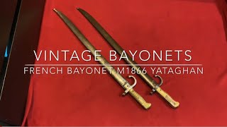 French bayonet model M1866 yataghan  dated 1872 [upl. by Elagiba646]