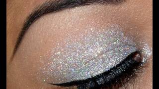 Quick and Easy Glitter Eyes Tutorial [upl. by Einaeg460]