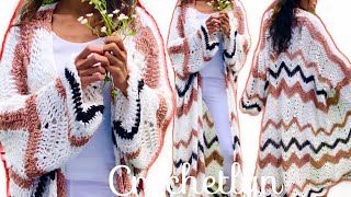 HOW TO CROCHET  over sized cardigan  plaid stitch  crochetlyn [upl. by Gold]