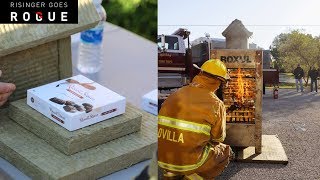 Can Rockwool Insulation protect a house from Fire [upl. by Teillo780]