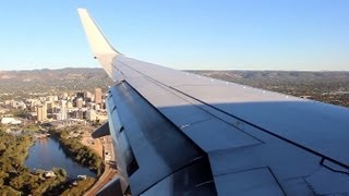 Qantas 737800 QF697 Melbourne to Adelaide  VHVZE [upl. by Amando877]