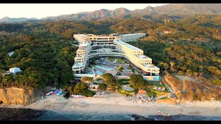 Luxury Hotel Build the middle of the Jungle SECRETS PUNTA MITA Mexico 4K [upl. by Hewart]