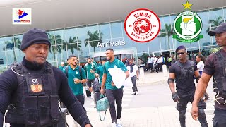 WAPINZANI WA SIMBA watua kwa Hofu TANZANIA WAANDA walinzi maalum KUWALINDA UBABE UBABE AIRPORT [upl. by Zerelda687]