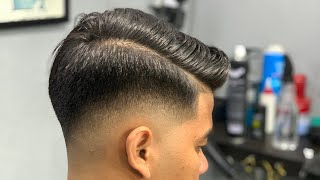 The PERFECT comb over  mid FADE  hard part ✂️ [upl. by Jet]