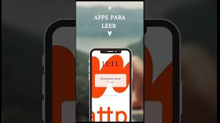 📚 10 APPS PARA LEER  Libros digitales ebooks [upl. by Nosirb]