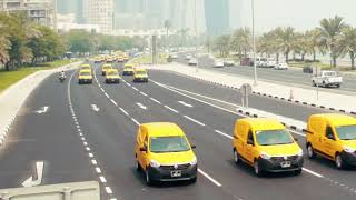 Qatar Post Cars amp Bikes Convoy [upl. by Wolfram133]