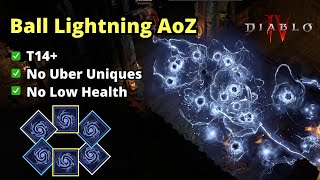 New Minmax Ball Lightning Build Crushes Abattoir of Zir wout Uber Uniques  Diablo 4 S2 Sorc [upl. by Cutcliffe]