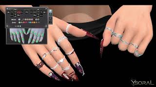 Ysoral  Luxe Set Rings Amber MOVIE 4K for Second Life [upl. by Alexander]