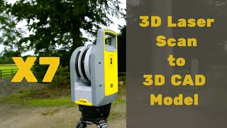 3D Scan to CAD with Trimble X7 Laser Scanner and Geomagic Wrap [upl. by Yehus]