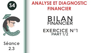 Le bilan financier Exercice corrigé N°1 12 Analyseetdiagnosticfinancier [upl. by Shatzer]