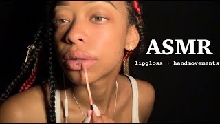 ASMR  Lipgloss application on YOU and me 👄 lipgloss plumping  mouth sounds 🍒 [upl. by Kiran]