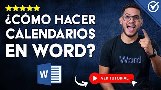 Cómo Hacer CALENDARIOS BONITOS en Word  Insertar Calendarios en Word 🗓️ Personalizar Calendario 🗓️ [upl. by Stinson]