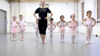 Joffrey Ballet School NYC Pre Ballet 1 Class for Ages 56  The Childrens Program [upl. by Ahseenyt]