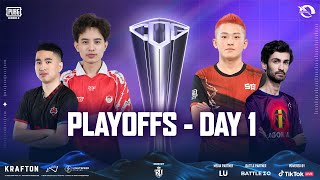 ENG PUBG MOBILE RUTHLESS PRO SERIES COG S2 PLAYOFFS  DAY 1 FT BTR I8 PJEV AE STE 4MV NGX [upl. by Oiracam]