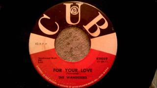 Wanderers  For Your Love  Beautiful Early 60s Doo Wop Ballad [upl. by Belter148]